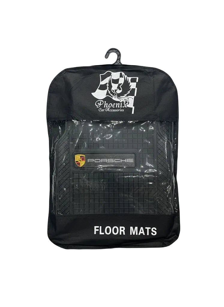 Phoenix Porsche All-Weather Floor Mat Set (5-Piece)