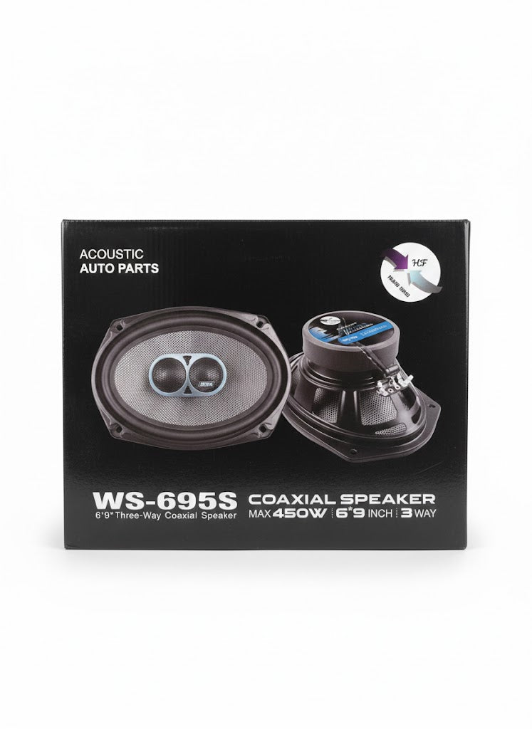 Acoustic Auto Parts WS-695S Coaxial Speaker (6"x9" 3-Way)