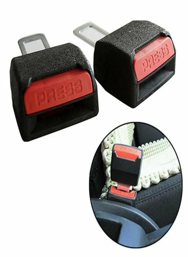 RS Universal Seat Belt Buckle Extender & Alarm Silencer – 2-Pack
